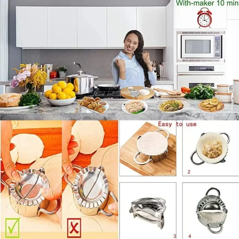 Stampo per Ravioli in Acciaio  - Gyoza Dumpling Maker recensione e prezzo